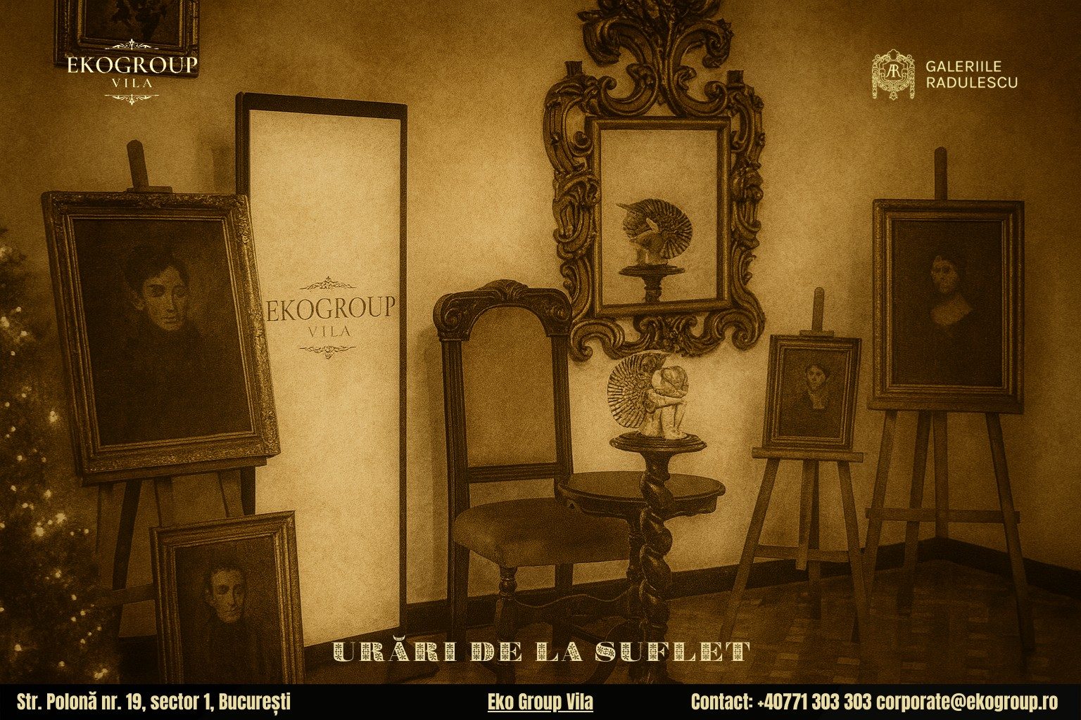 Urări de Crăciun inspirate din perioada interbelică în cadrul evenimentului Crăciunul anilor ’30 găzduit de Eko Group Vila